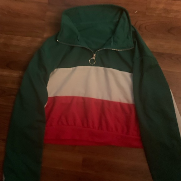 SHEIN Women’s green white and red top size XL - Picture 2 of 3